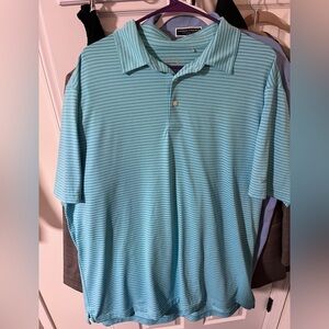 Walter Hagen - Men’s Performance Golf Polo - XXL - Aqua